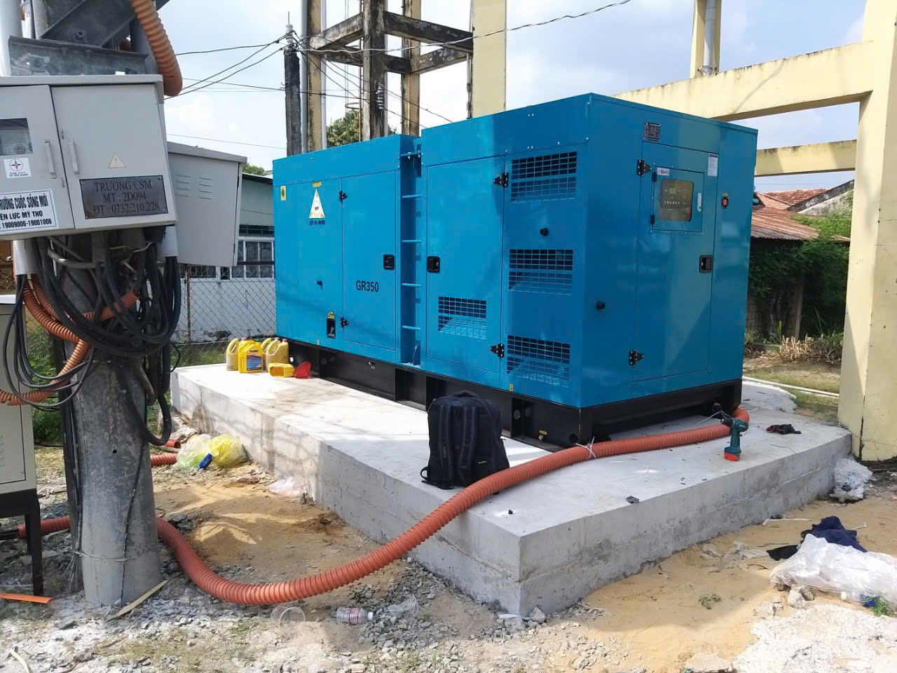 lắp đặt máy phát điện 325kva